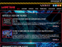 Tablet Screenshot of lasergamealfafar.com